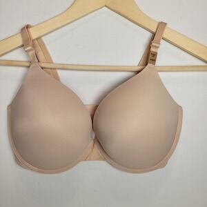 Victoria's Secret PINK Push Up Bra Womens 34DD Beige New Recycled Materials
